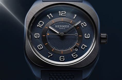 hermes h08 blue titanium watch|hermes h08 watch review.